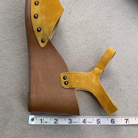 Lucky Brand Zashti Suede Platform Wedges Sz8 NWT - Picture 14 of 15